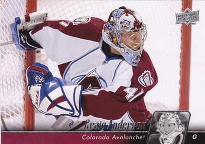 #149 Craig Anderson - Colorado Avalanche - 2010-11 Upper Deck Hockey