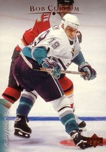 #149 Bob Corkum - Anaheim Mighty Ducks - 1995-96 Upper Deck Hockey