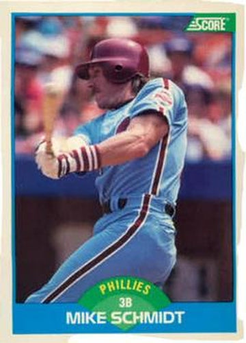 #149 Mike Schmidt - Philadelphia Phillies - 1989 Score Baseball