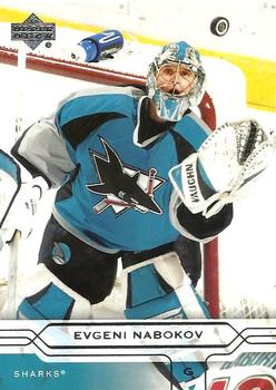 #149 Evgeni Nabokov - San Jose Sharks - 2004-05 Upper Deck Hockey