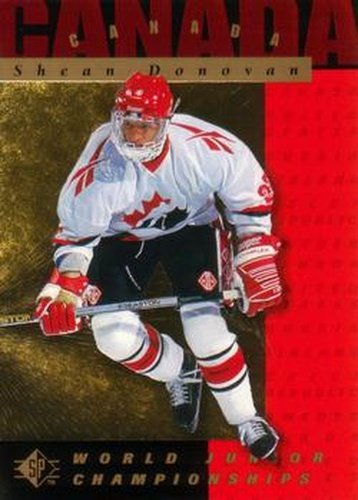 #149 Shean Donovan - Canada - 1994-95 SP Hockey