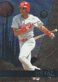 #149 Barry Larkin - Cincinnati Reds - 1996 Metal Universe Baseball