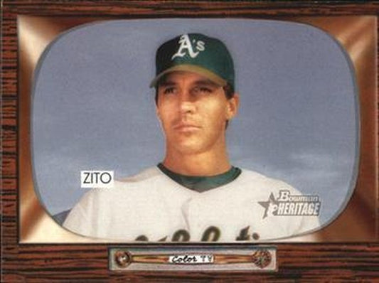 #149 Barry Zito - Oakland Athletics - 2004 Bowman Heritage Baseball