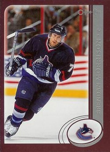 #149 Brendan Morrison - Vancouver Canucks - 2002-03 O-Pee-Chee Hockey