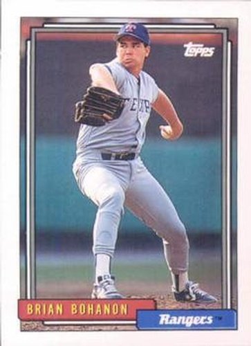 #149 Brian Bohanon - Texas Rangers - 1992 Topps Baseball