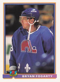 #149 Bryan Fogarty - Quebec Nordiques - 1991-92 Bowman Hockey