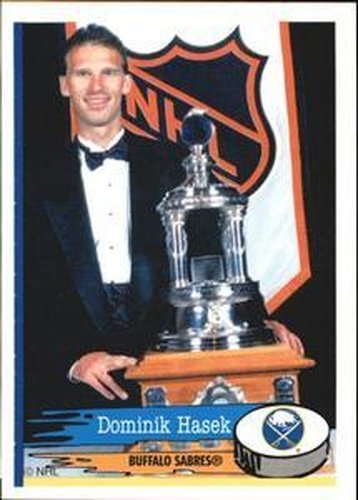 #149 Dominik Hasek - Buffalo Sabres - 1995-96 Panini Hockey Stickers