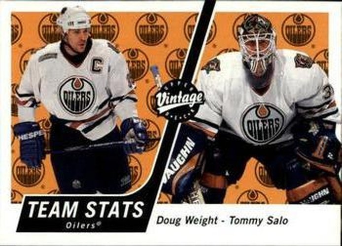 #149 Doug Weight / Tommy Salo - Edmonton Oilers - 2000-01 Upper Deck Vintage Hockey