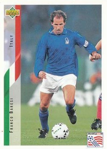 #149 Franco Baresi - Italy - 1994 Upper Deck World Cup Contenders English/Spanish Soccer