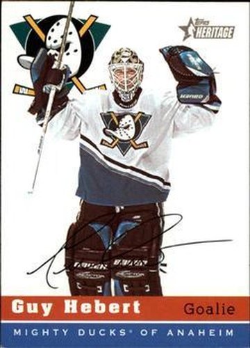 #149 Guy Hebert - Anaheim Mighty Ducks - 2000-01 Topps Heritage Hockey