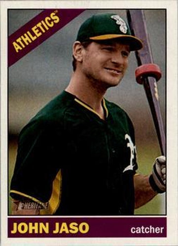 #149 John Jaso - Oakland Athletics - 2015 Topps Heritage Baseball
