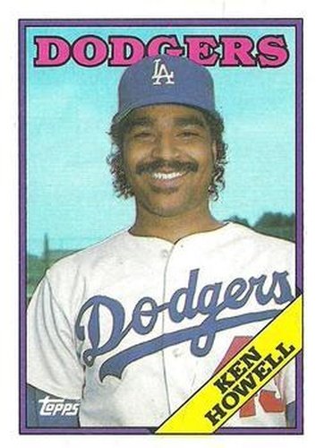 #149 Ken Howell - Los Angeles Dodgers - 1988 Topps Baseball