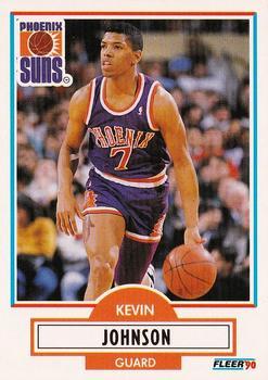 #149 Kevin Johnson - Phoenix Suns - 1990-91 Fleer Basketball