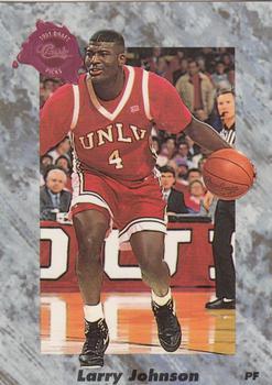 #149 Larry Johnson - Charlotte Hornets - 1991 Classic Four Sport