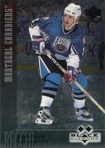 #149 Mark Recchi - Montreal Canadiens - 1996-97 Upper Deck Black Diamond Hockey