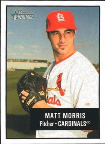 #149 Matt Morris - St. Louis Cardinals - 2003 Bowman Heritage Baseball