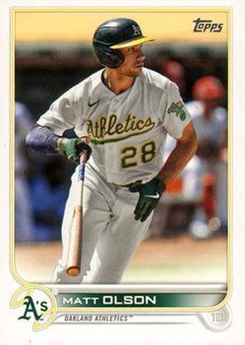 #149 Matt Olson - Oakland Athletics - 2022 Topps Baseball