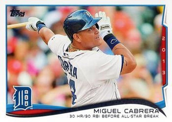 #149 Miguel Cabrera - Detroit Tigers - 2014 Topps Baseball