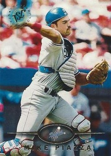 #149 Mike Piazza - Los Angeles Dodgers - 1995 Stadium Club Baseball