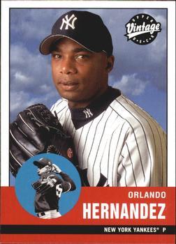 #149 Orlando Hernandez - New York Yankees - 2001 Upper Deck Vintage Baseball