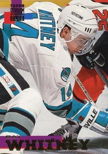 #149 Ray Whitney - San Jose Sharks - 1994-95 Stadium Club Hockey