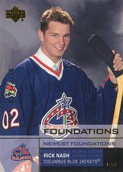 #149 Rick Nash - Columbus Blue Jackets - 2002-03 Upper Deck Foundations Hockey