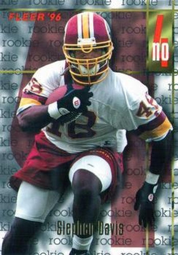 #149 Stephen Davis - Washington Redskins - 1996 Fleer Football
