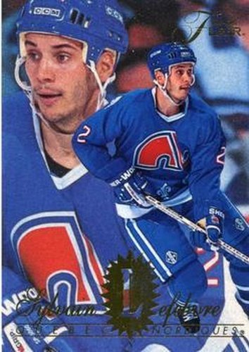 #149 Sylvain Lefebvre - Quebec Nordiques - 1994-95 Flair Hockey