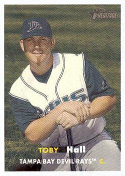 #149 Toby Hall - Tampa Bay Devil Rays - 2006 Topps Heritage Baseball