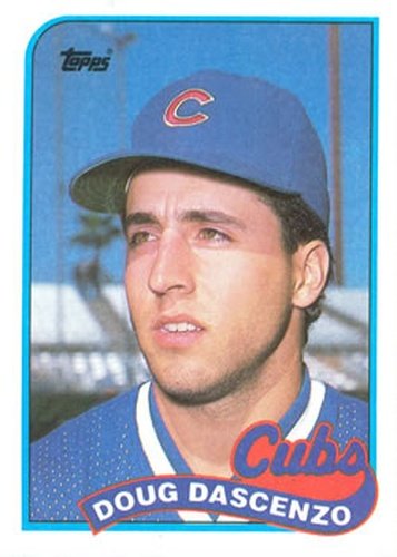 #149 Doug Dascenzo - Chicago Cubs - 1989 Topps Baseball