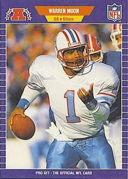 #149 Warren Moon - Houston Oilers - 1989 Pro Set Football