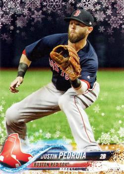 #HMW149 Dustin Pedroia - Boston Red Sox - 2018 Topps Holiday Baseball