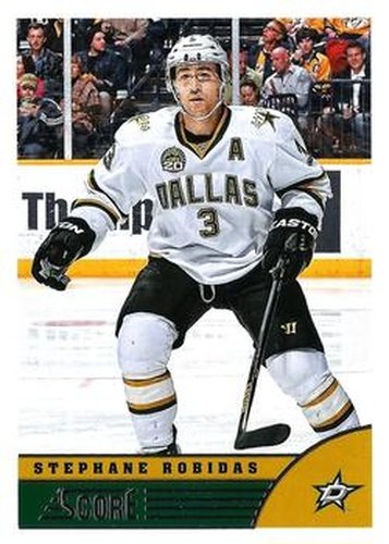 #149 Stephane Robidas - Dallas Stars - 2013-14 Score Hockey