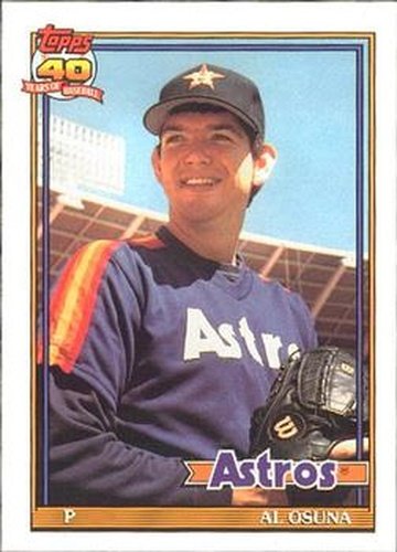#149 Al Osuna - Houston Astros - 1991 O-Pee-Chee Baseball