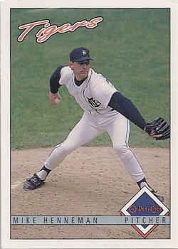#149 Mike Henneman - Detroit Tigers - 1993 O-Pee-Chee Baseball