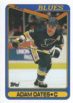 #149 Adam Oates - St. Louis Blues - 1990-91 Topps Hockey