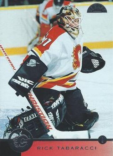 #149 Rick Tabaracci - Calgary Flames - 1996-97 Leaf Hockey