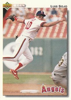 #149 Luis Sojo - California Angels - 1992 Upper Deck Baseball