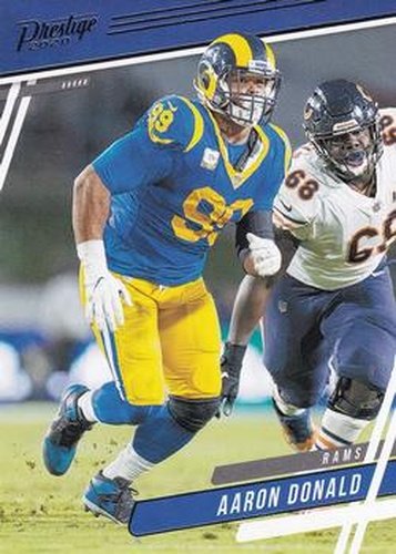 #149 Aaron Donald - Los Angeles Rams - 2020 Panini Prestige Football