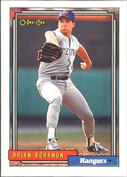 #149 Brian Bohanon - Texas Rangers - 1992 O-Pee-Chee Baseball