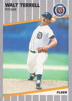 #149 Walt Terrell - Detroit Tigers - 1989 Fleer Baseball