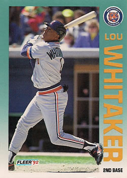 #149 Lou Whitaker - Detroit Tigers - 1992 Fleer Baseball