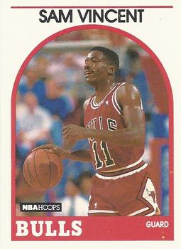 #149 Sam Vincent - Chicago Bulls - 1989-90 Hoops Basketball