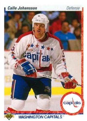 #149 Calle Johansson - Washington Capitals - 1990-91 Upper Deck Hockey
