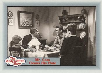 #149 Mr. Goss Cleans His Plate - 1990-91 Pacific The Andy Griffith Show