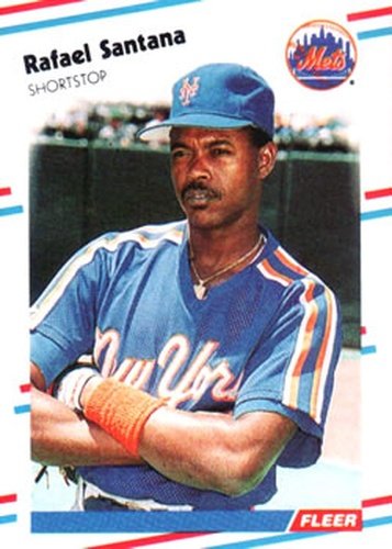 #149 Rafael Santana - New York Mets - 1988 Fleer Baseball