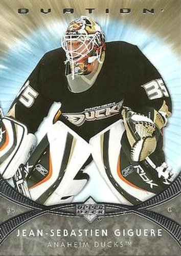 #149 Jean-Sebastien Giguere - Jean-Sebastien Giguere - 2007-08 Upper Deck Ovation Hockey
