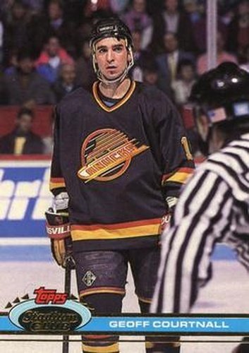 #149 Geoff Courtnall - Vancouver Canucks - 1991-92 Stadium Club Hockey
