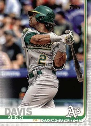 #149a Khris Davis - Oakland Athletics - 2019 Topps Baseball
