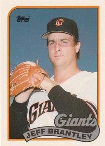 #14T Jeff Brantley - San Francisco Giants - 1989 Topps Traded Baseball